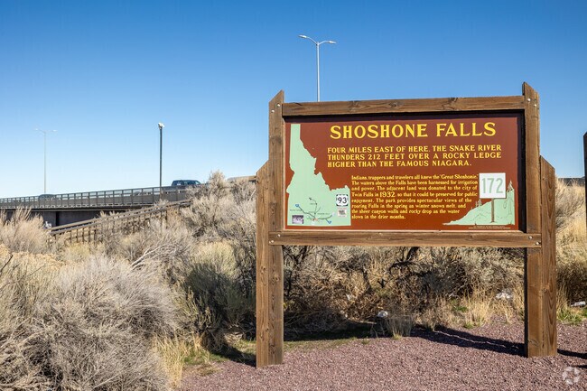 Shoshone Falls is often referred to as the Niagara of the West.