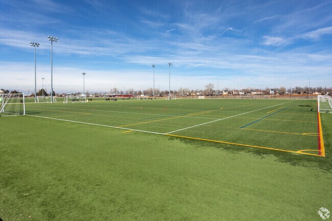 Aurora Sports Park takes care of their soccer fields.