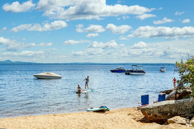 Enjoy a day at the beach at Sabago Lake in Richville.