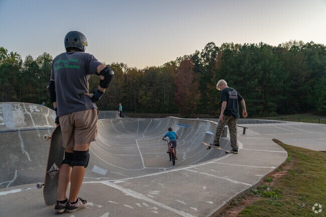 Cedar Creek residents can be seen out at the skatepark after school hours.