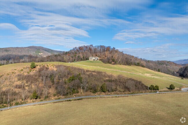 The landmark home atop the hill in Hunter serves as a welcoming sight for residents returning home.