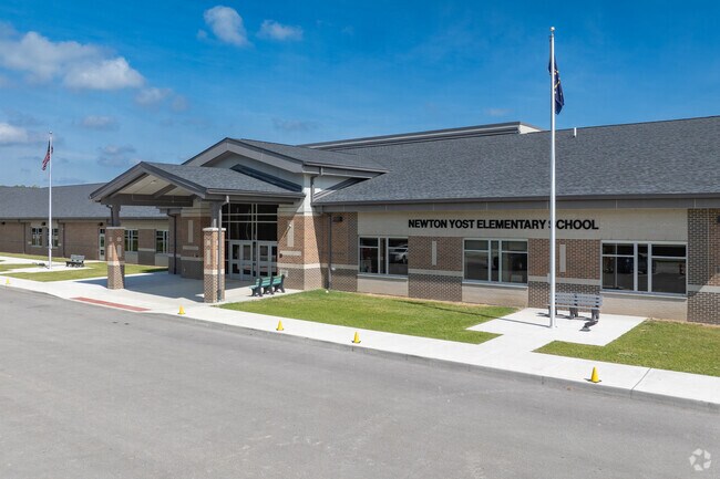 Newton Yost Public Elementary School serves kids in kindergarten through 8th grade.