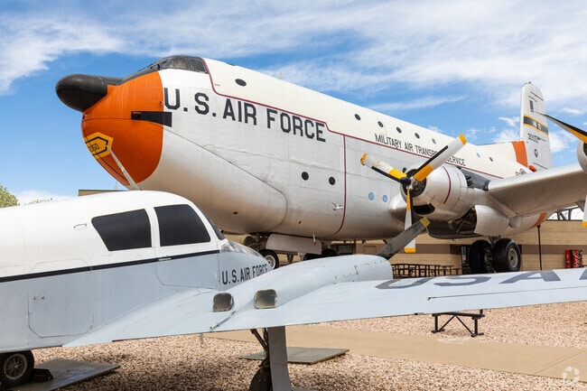 The sound of jet planes flying overhead, as Roy is located near the Hill Air Force Base and experiences occasional aircraft noise.