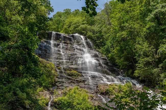 Amicalola Falls in Dawson County offers a strenuous hike, but the views are worth it.