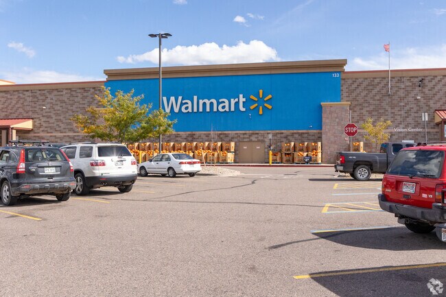 Walmart is a short drive from The Meadows.