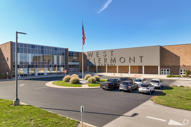 West Clermont High School is the largest school complex around Amelia neighborhood.
