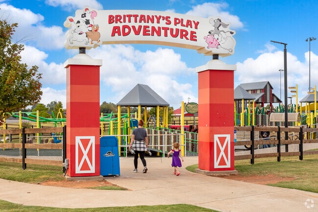 Kids love the playgrounds at Brittany's Play Adventure