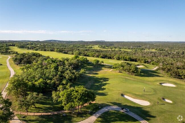 The beautiful Hill Country can be seen from TPC San Antonio just north of Smithson Valley.