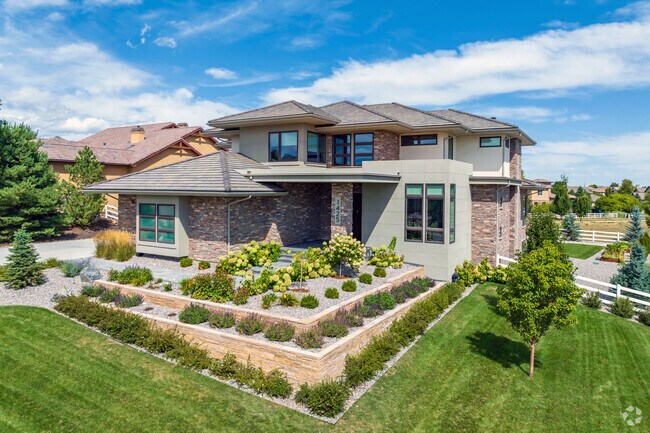 Exquisitely built five-bedroom homes are in Huntington Trails neighborhood.