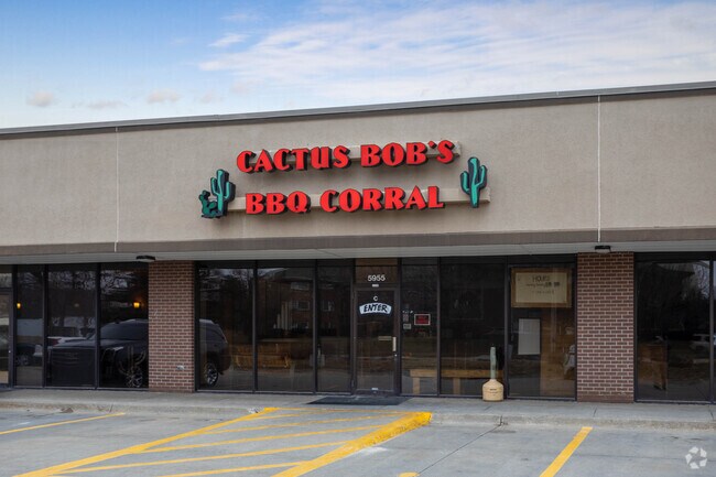 Cactus Bob's BBQ restaurant entrance for a good night out.