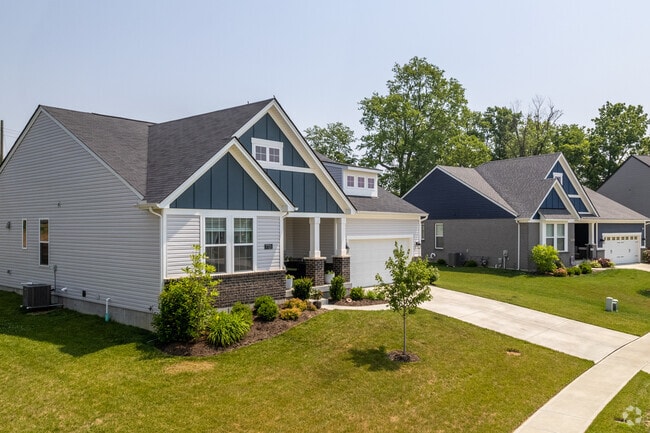 A row of homes in Alexandria shows off the variety of architecture in the neighborhood.