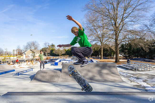 Skateboarders and bikers in Cordova can enjoy the nearby skate park at the A James Clark Sports Complex in Easton, MD.