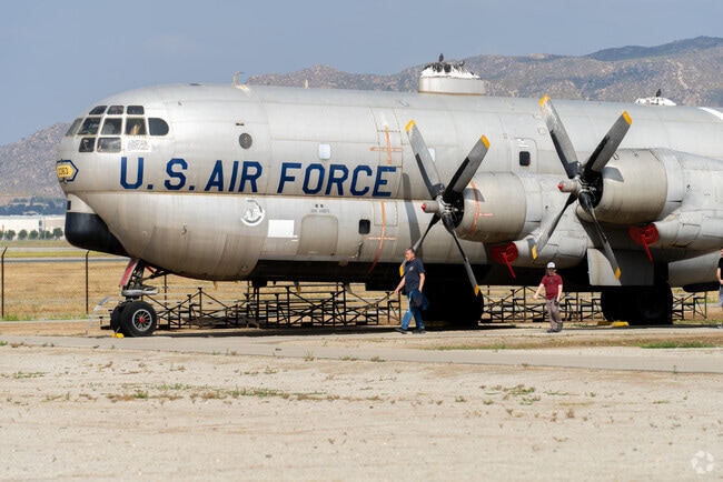 Experience historical exhibits with friends at March Air Field Museum.