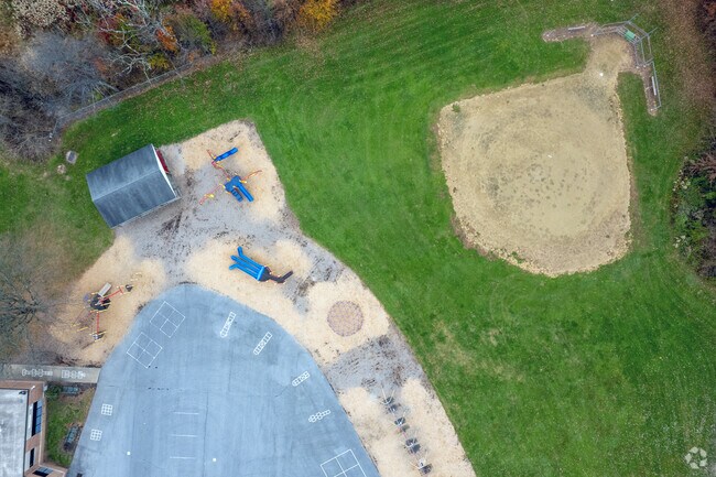 Colebrookdale Elementary School has a small play area for the children's recess time.