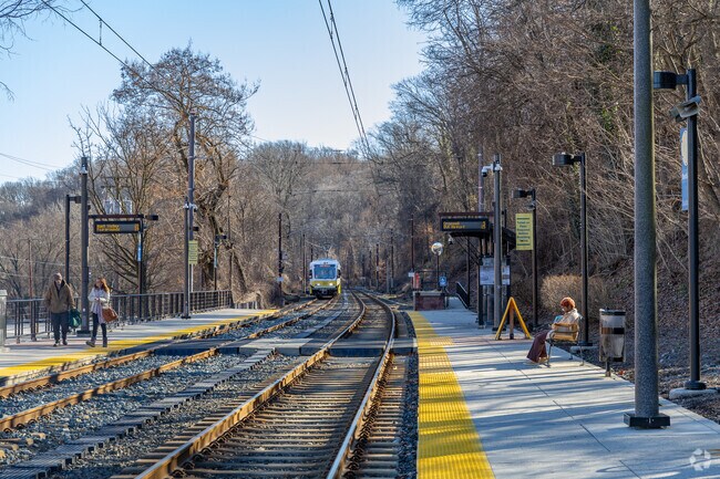 Locals can easily access Downtown Baltimore by taking the light rail.