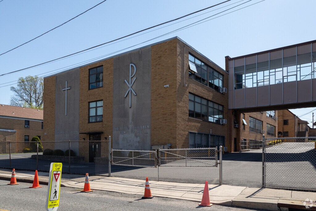 Our Lady of Calvary School Entrance is located in the North Torresdale section of Philadelphia