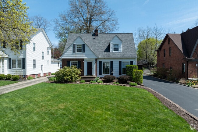 Cape Cod homes can be found in the Wallhaven neighborhood.