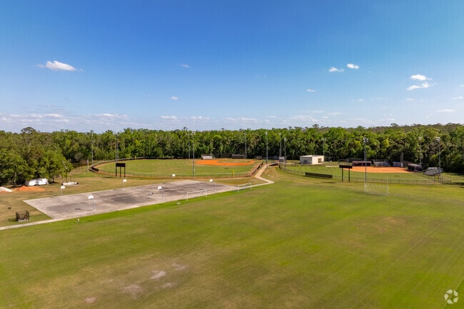 Celebration High School features well maintained sports fields.