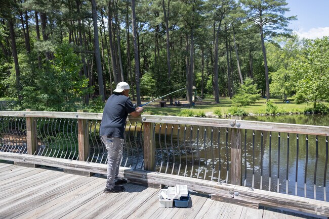 Cast your line in the stream that runs through Salisbury City Park.