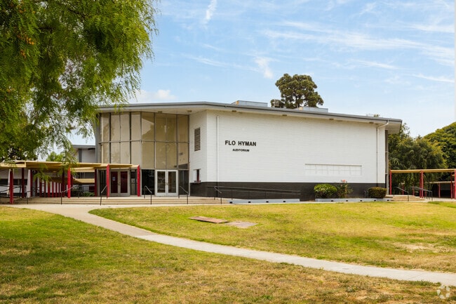 The Flo Hyman Auditorium houses many performances at Morningside High School in Inglewood, CA.