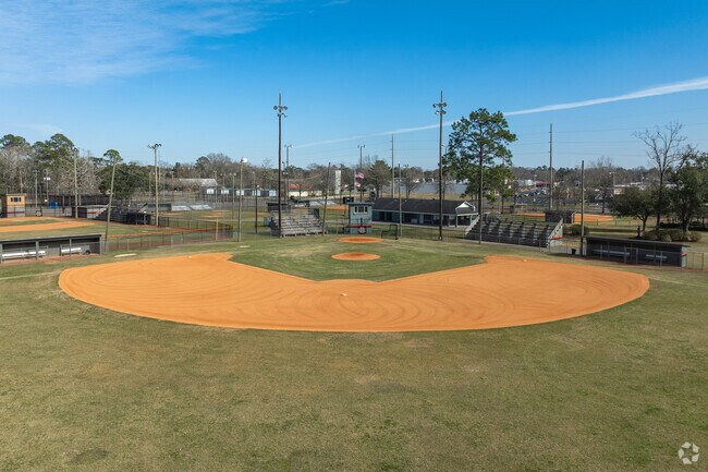 George Halliday Park is a hub of community recreation and host various Bay Minette events.