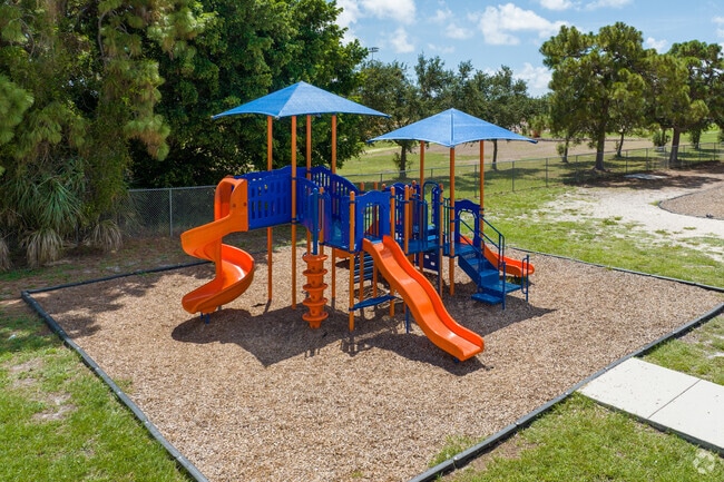 Fort Pierce Lawnwood Elementary Playground is available for the children.