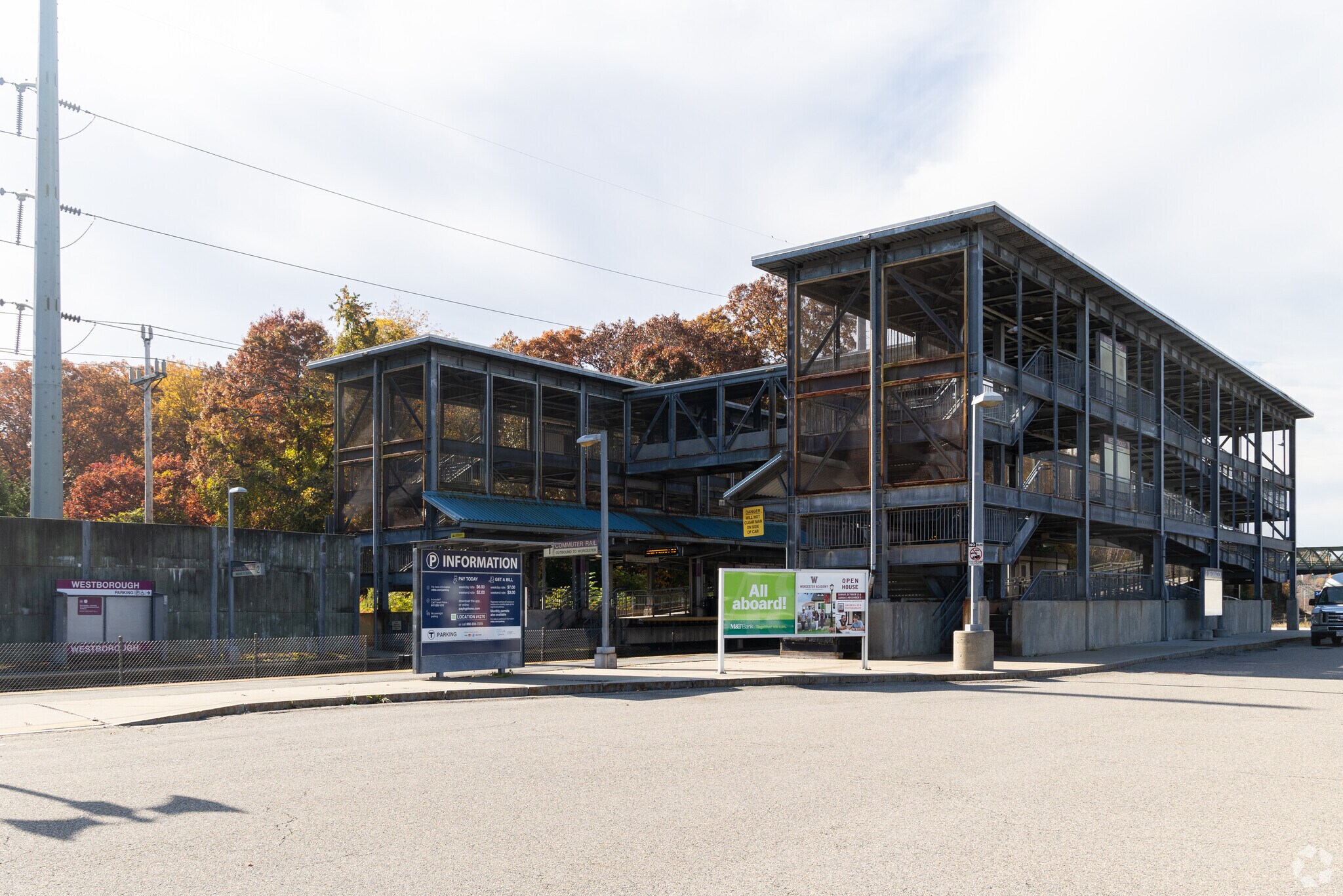 Westborough Commuter Rail Station is within walking distance of downtown.