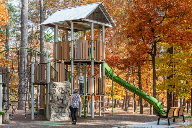 Kids love the playground at Marathon Park