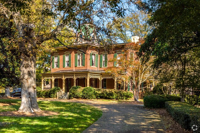 The historic John M. White House is a Second Empire style home built in 1872.