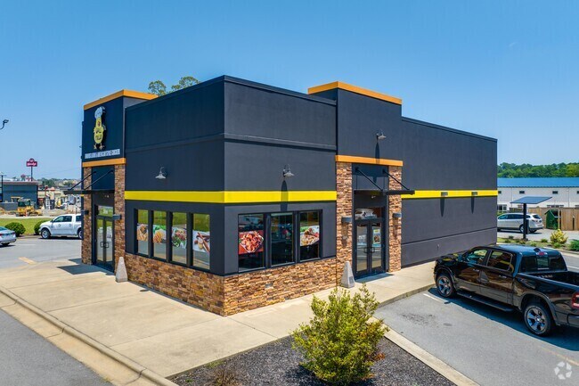 Grill Pollo is popular for lunch and dinner, serving Mexican and Latin food.