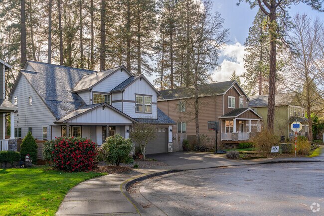 There are many two story tradional homes in the Greenburg Road neighborhood.