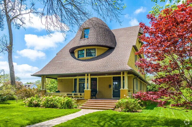 One-of-a-kind homes are scattered throughout the quiet streets of River Bend.