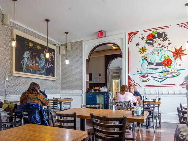 Sabrina's Cafe offers delicious brunch options with unique menu items.