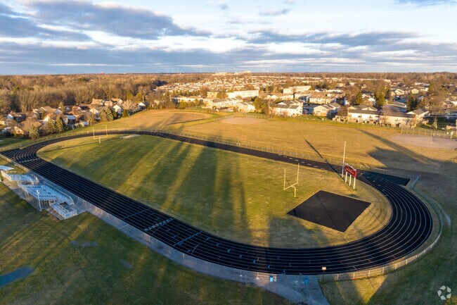 Track and field and football at Algonquin Middle School.