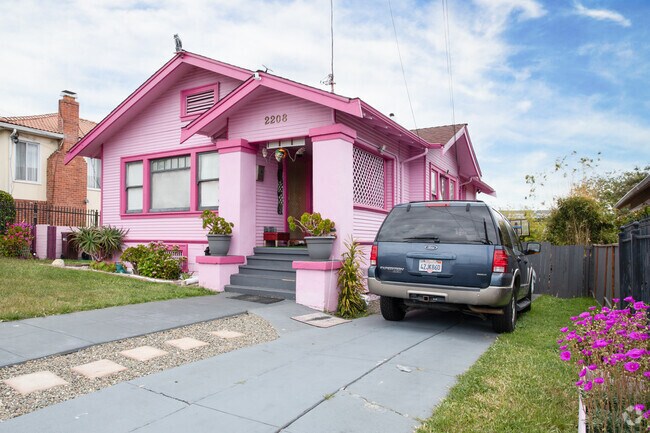 Take a walk through Harrington and you will see many colorful homes in the neighborhood.