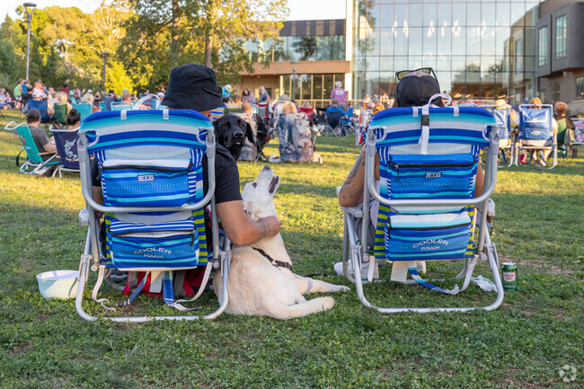 Bring your furry friend to the Weymouth Summer Concert Series in Weymouth Landing.