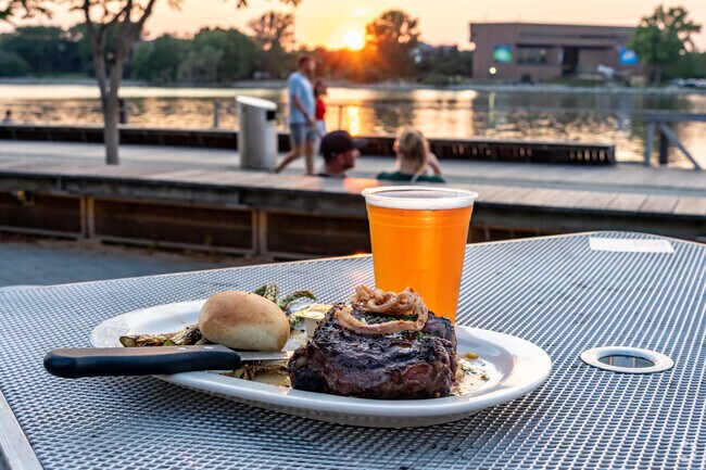 Hagemeister Park is well known for its steaks and extensive beer menu.