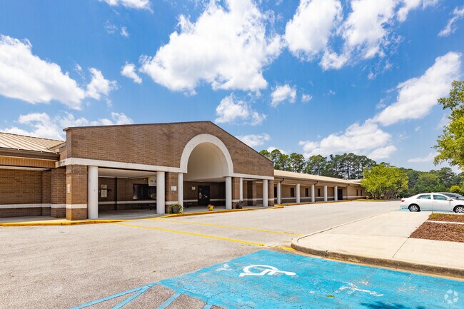 Handicap parking located outside of Coastal Middle School in Savannah, GA.