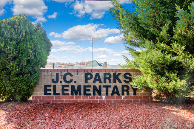 J.C. Parks Elementary Street Sign.