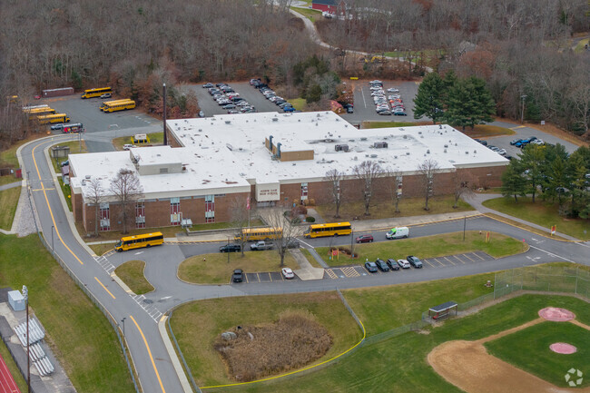 Many students at The Joseph Case High School in Swansea enjoy free bus transportation.