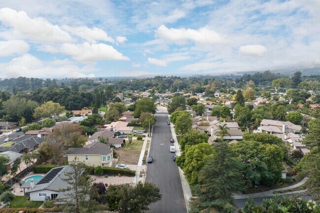 Aerial view of East Goleta Valley