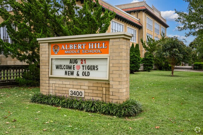 Albert Hill Middle School serves Stadium, Carytown, and the surrounding area.