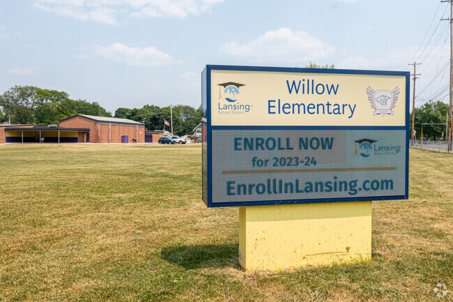 Lansing's Willow Elementary School offers programs from garden clubs to after-school tutoring.