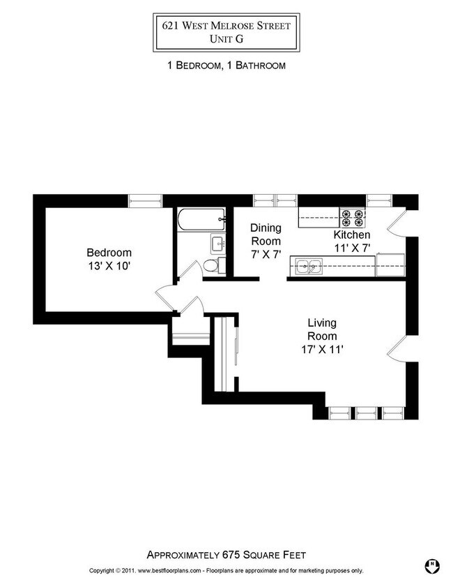 627 W Melrose St unit G2, Chicago, IL 60657 - photo 6