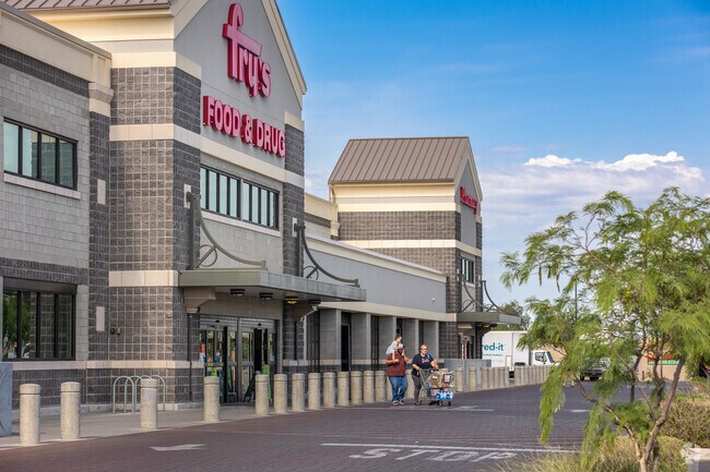 Residents can access the newly built Fry's for fresh groceries and gas in Midvale Park.