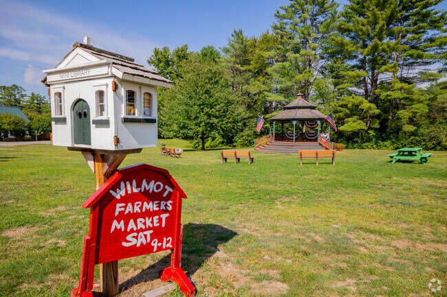 During the summer months you can find a farmers market in the town of Wilmot.