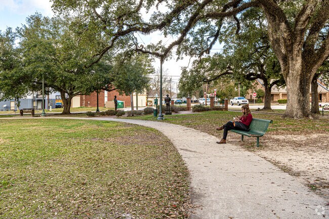 Relax and read a book in Cate Square Park.