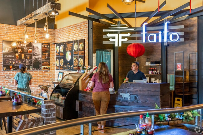 Faifo Noodle House serves delicious Vietnamese food in a modern setting.