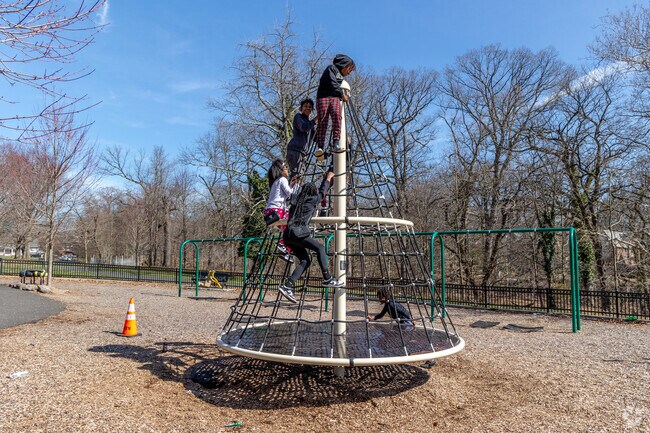 Cadwalader Park playground is perfect for kids play.