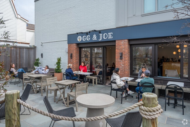 Residents have many options for coffee in Westport Village, such as GG & Joe.